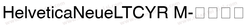 HelveticaNeueLTCYR M字体转换